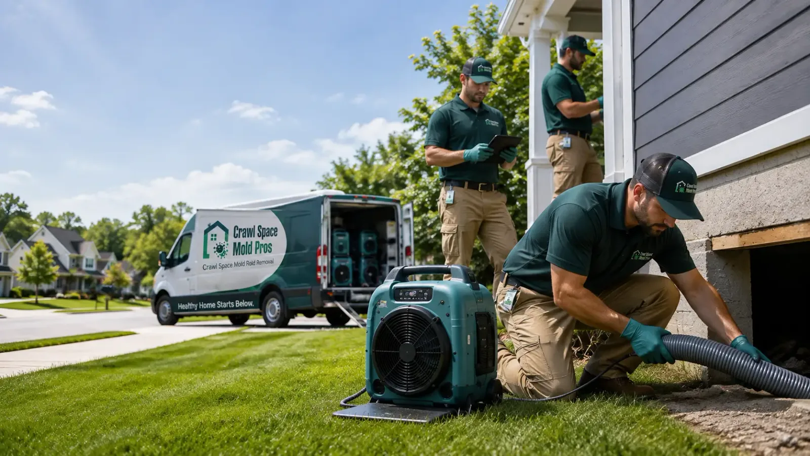 Crawl Space Mold Removal in Stockdale, PA